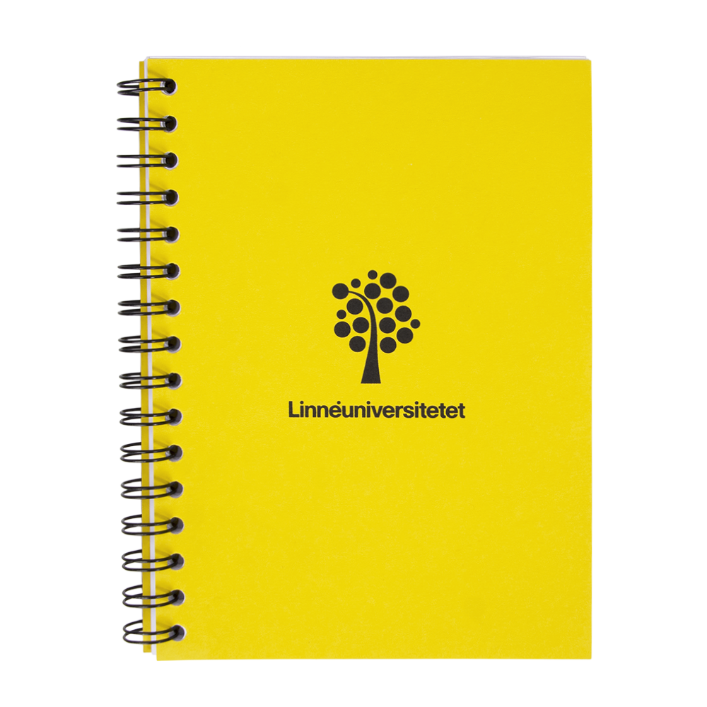 A5 block gul spiralbundet